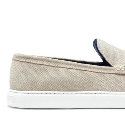 Shop Fratelli Rossetti Mocassino Uomo In Suede Corda- Beige