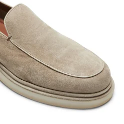 Store Fratelli Rossetti Mocassino Uomo In Suede- Beige