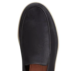Hot Fratelli Rossetti Mocassino Uomo In Suede- Navy blue