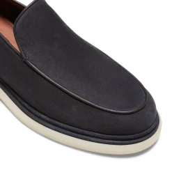 Hot Fratelli Rossetti Mocassino Uomo In Suede- Navy blue