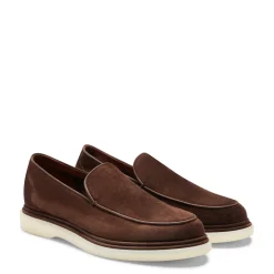 Cheap Fratelli Rossetti Mocassino Uomo In Suede- Brown