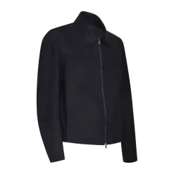 Discount Fratelli Rossetti Suede Jacket | Navy blue