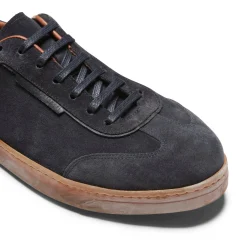 Discount Fratelli Rossetti Suede Sneakers | Navy blue