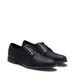 Clearance Fratelli Rossetti Woven Leather Lace-up Shoe | Navy blue