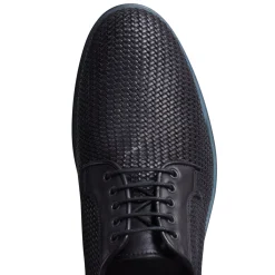 Clearance Fratelli Rossetti Woven Leather Lace-up Shoe | Navy blue