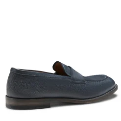 Flash Sale Fratelli Rossetti Blue Leather Loafer | Ocean