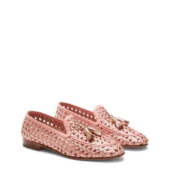 Best Sale Fratelli Rossetti Woven Leather Brera Loafer | Pink