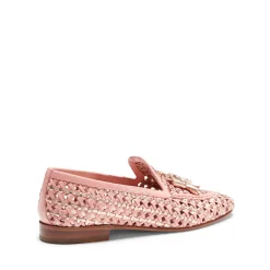 Best Sale Fratelli Rossetti Woven Leather Brera Loafer | Pink