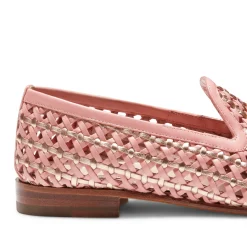Best Sale Fratelli Rossetti Woven Leather Brera Loafer | Pink