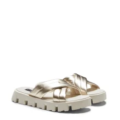 Cheap Fratelli Rossetti Leather Sandal | Platinum