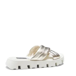 Cheap Fratelli Rossetti Leather Sandal | Platinum