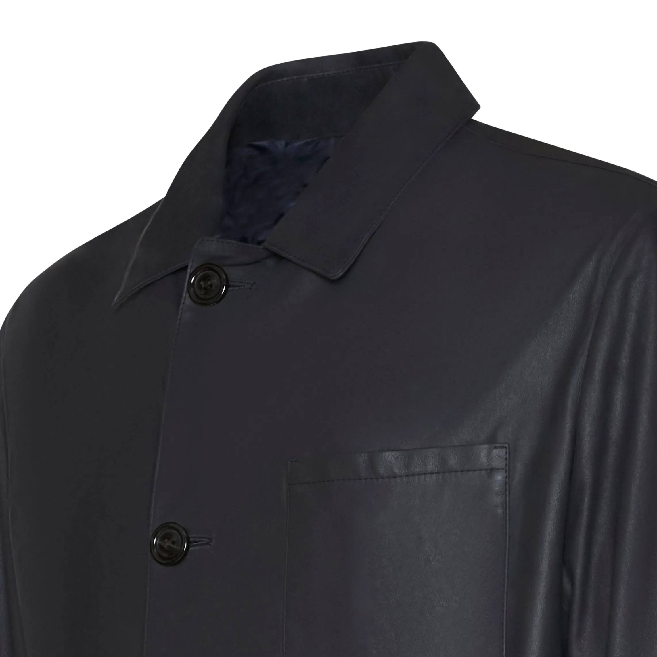 Best Fratelli Rossetti Reversible Blue Suede Jacket | Navy blue