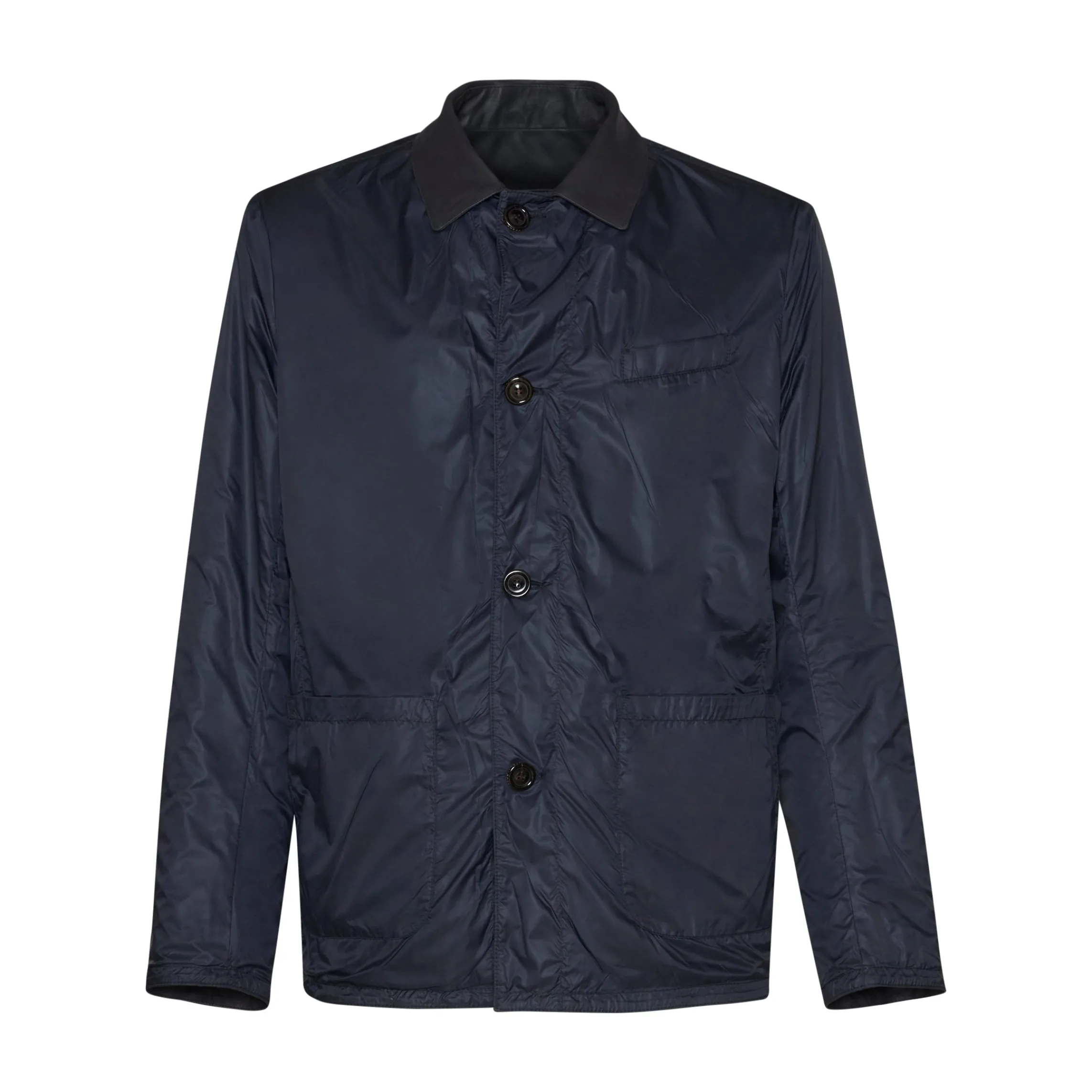 Best Fratelli Rossetti Reversible Blue Suede Jacket | Navy blue