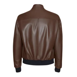 Sale Fratelli Rossetti Reversible Nappa Leather Bomber Jacket | Brown
