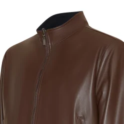 Sale Fratelli Rossetti Reversible Nappa Leather Bomber Jacket | Brown