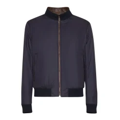 Sale Fratelli Rossetti Reversible Nappa Leather Bomber Jacket | Brown