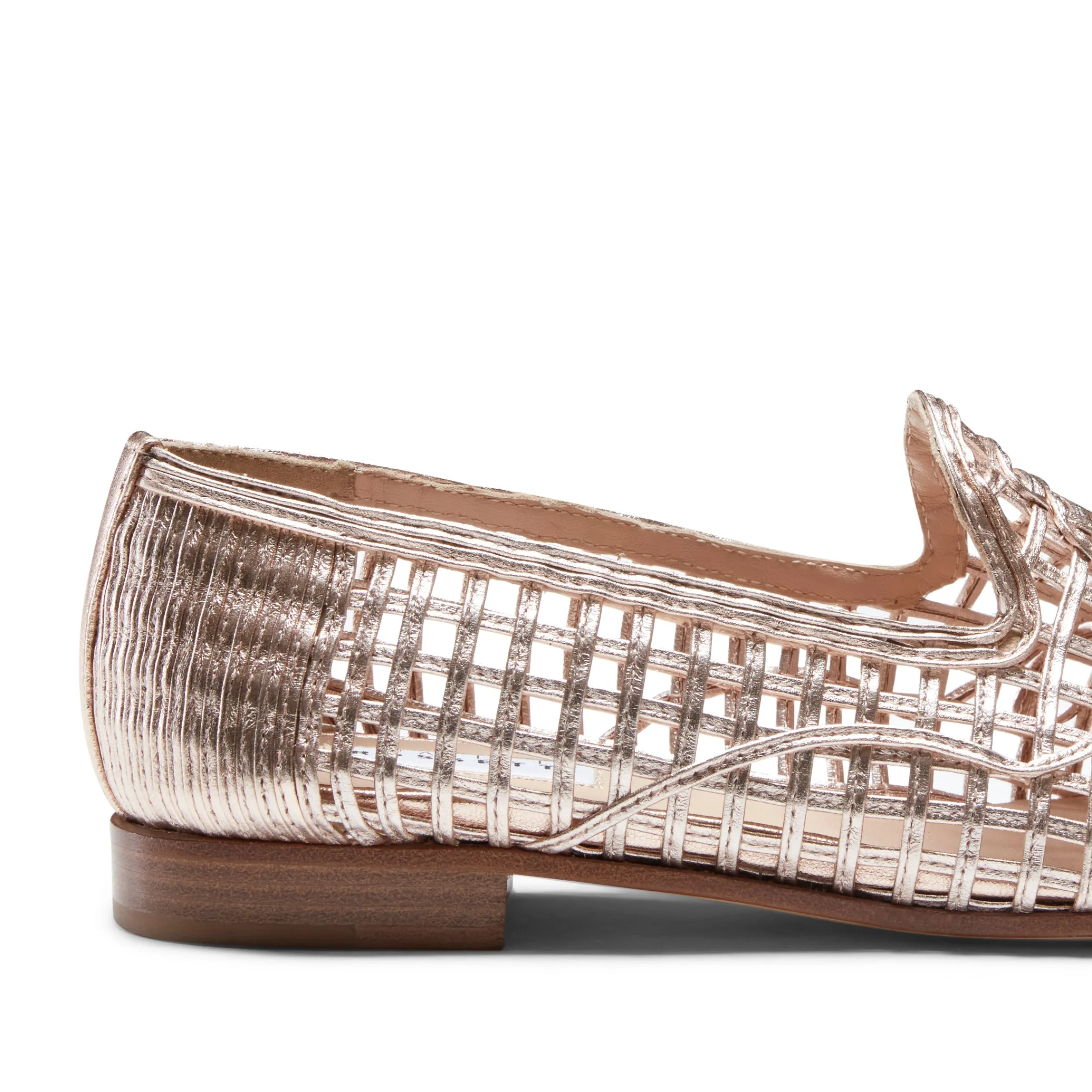 Cheap Fratelli Rossetti Woven Slipper | Rose gold