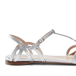 Flash Sale Fratelli Rossetti Sandalo Donna In Pelle Argento- Silver