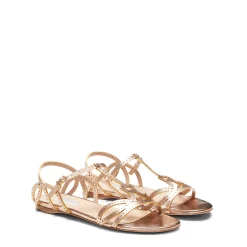 Best Sale Fratelli Rossetti Sandalo Donna In Pelle Oro- Light gold