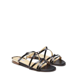 Clearance Fratelli Rossetti Sandalo Donna In Pelle- Black