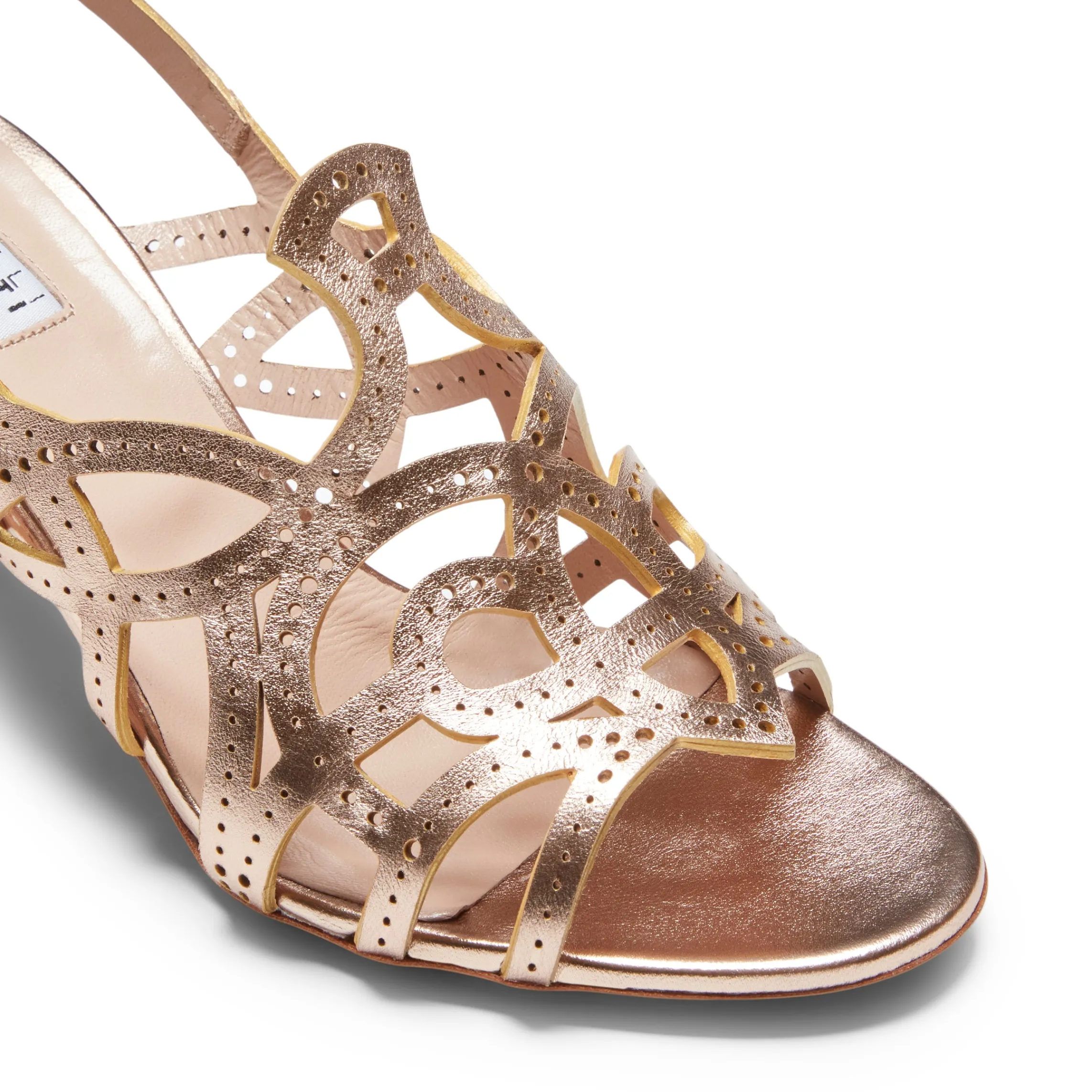 Outlet Fratelli Rossetti Sandalo Donna In Pelle- Light gold