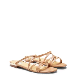 Outlet Fratelli Rossetti Sandalo Donna In Pelle- Natural