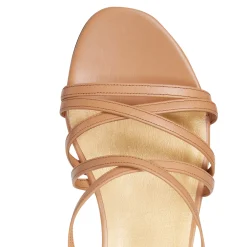 Outlet Fratelli Rossetti Sandalo Donna In Pelle- Natural