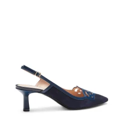 Store Fratelli Rossetti Sandalo Donna In Suede Blu- Navy
