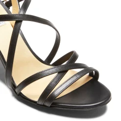Sale Fratelli Rossetti Sandalo Magenta In Pelle Colore Nero- Black