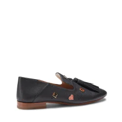Shop Fratelli Rossetti Slipper Donna In Pelle Nera- Black