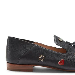Shop Fratelli Rossetti Slipper Donna In Pelle Nera- Black