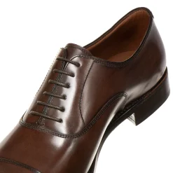 Online Fratelli Rossetti Stringata In Pelle- Ebony