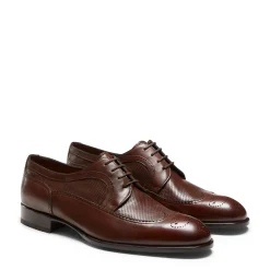 Flash Sale Fratelli Rossetti Tobacco Couloured- Leather Derby Shoe Tobacco Brown