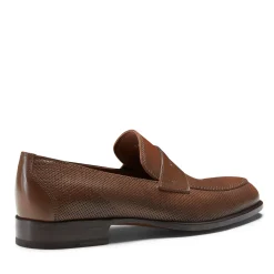 Clearance Fratelli Rossetti Tobacco Couloured- Leather Loafer Tobacco Brown