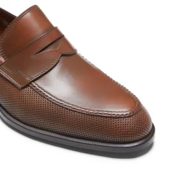 Clearance Fratelli Rossetti Tobacco Couloured- Leather Loafer Tobacco Brown