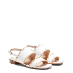 Sale Fratelli Rossetti Leather Sandal | White