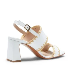Shop Fratelli Rossetti Leather Sandal | White