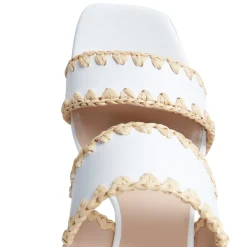 Shop Fratelli Rossetti Leather Sandal | White