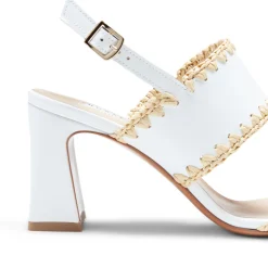 Shop Fratelli Rossetti Leather Sandal | White