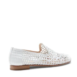 Clearance Fratelli Rossetti Woven Slipper | White